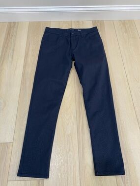 Mondo Dress Athletic Pants Italian Navy Blue Animal Print Men’s Size 34